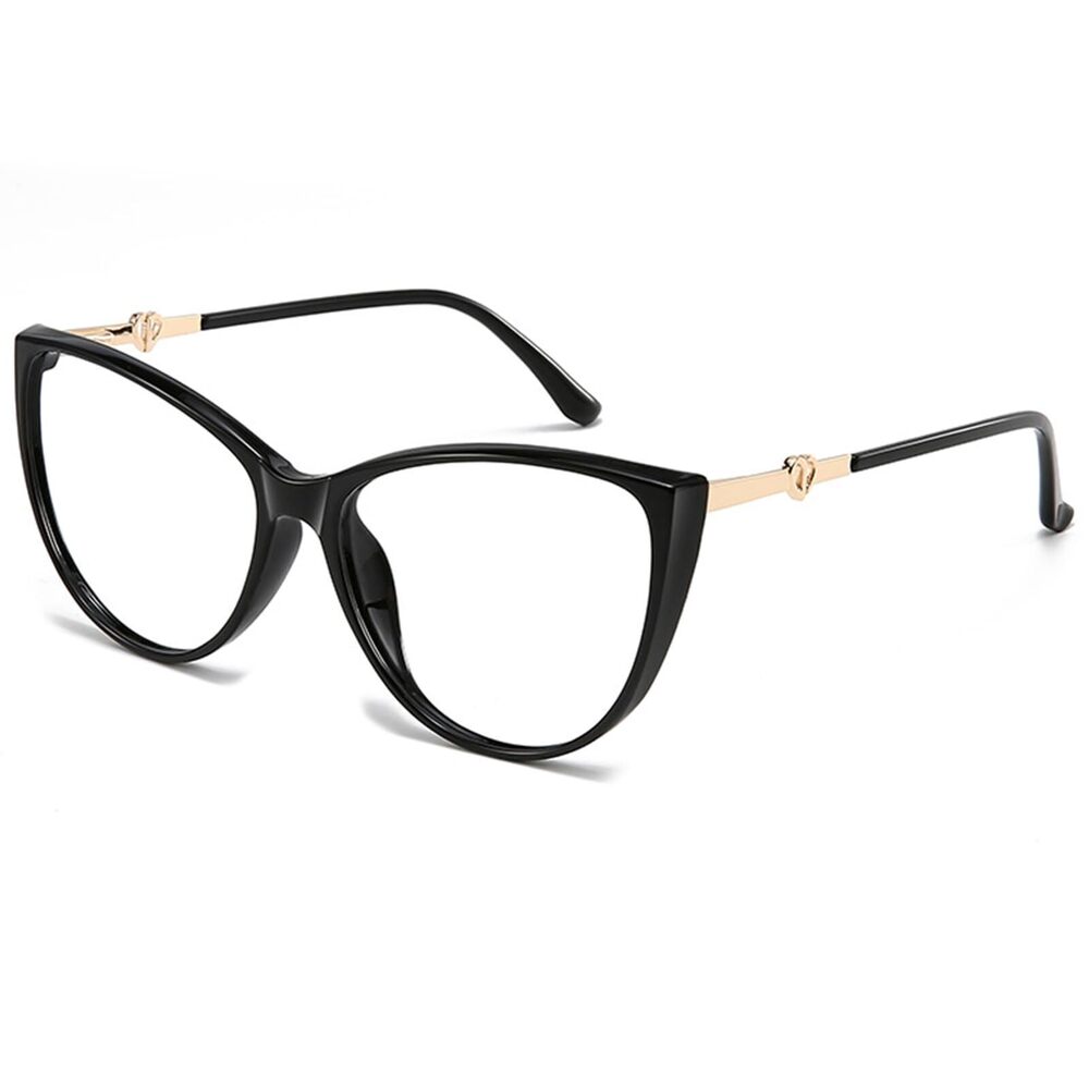 6959 TR90 Trendy Cat Eye Large Frame Glasses Retro Trend Glasses
